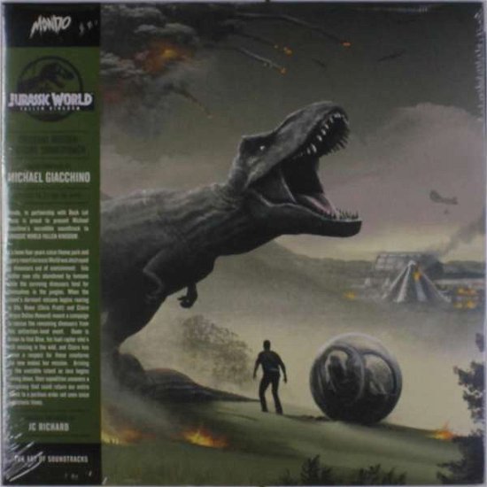 Soundtrack, Giacchino, Michael · Jurassic World: Fallen Kingdom - Original Motion Picture Soundtrack (Limited Indo-raptor Orange Stripe Coloured Vinyl) (LP) (2018)