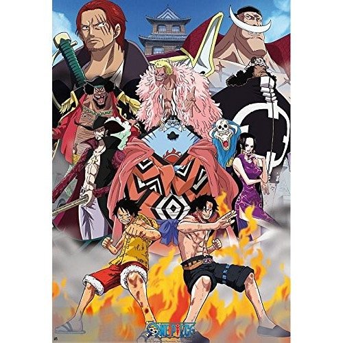 Cover for One Piece: ABYstyle · ONE PIECE - Poster 91X61 - Marine Ford (MERCH) (2019)