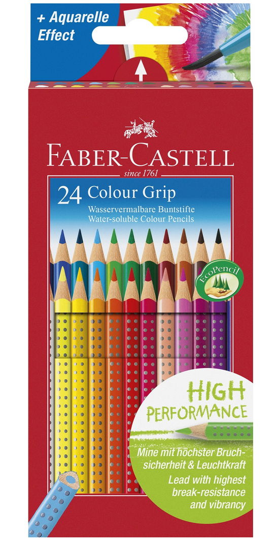 Buntstift Colour Grip 24er Etui.112424 - Faber-castell - Inne - Faber-Castell - 4005401124245 - 3 stycznia 2017