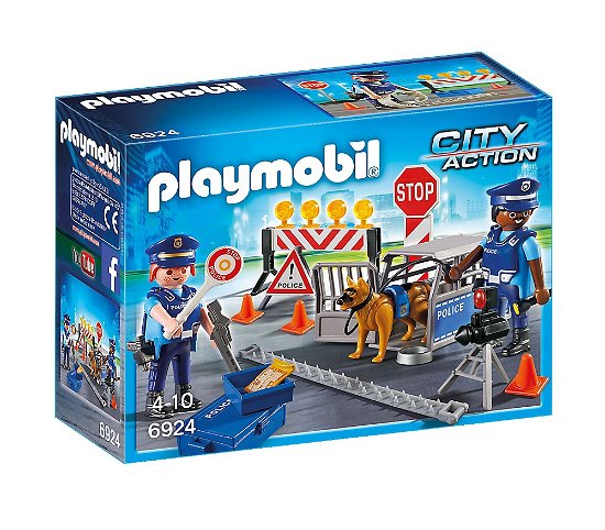 Cover for Playmobil · Playmobil 6924 Politiewegversperring (Legetøj) (2017)
