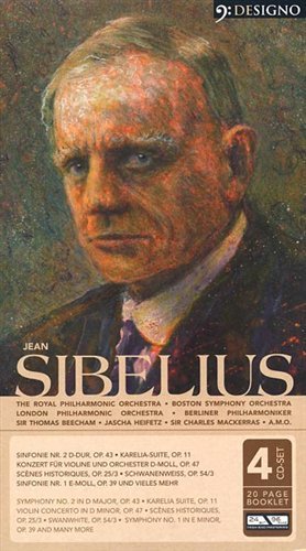 Cover for J. Sibelius · Sinfonien-en Saga (CD) [Box set] (2017)