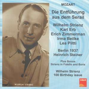 Die Entführung aus dem Serail (BERLIN 1937) Gebhardt Klassisk - Erb / Piltti / Beilke / Strienz - Musiikki - DAN - 4035122000245 - 2000