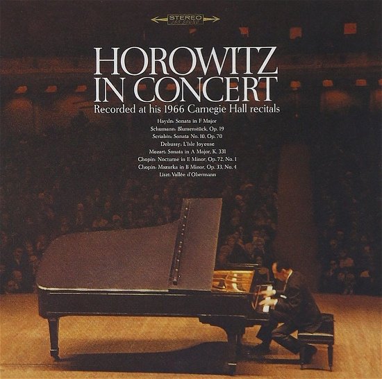 Cover for Vladimir Horowitz · Horowitz in Concert Recorded at His (CD) [Japan Import edition] (2003)