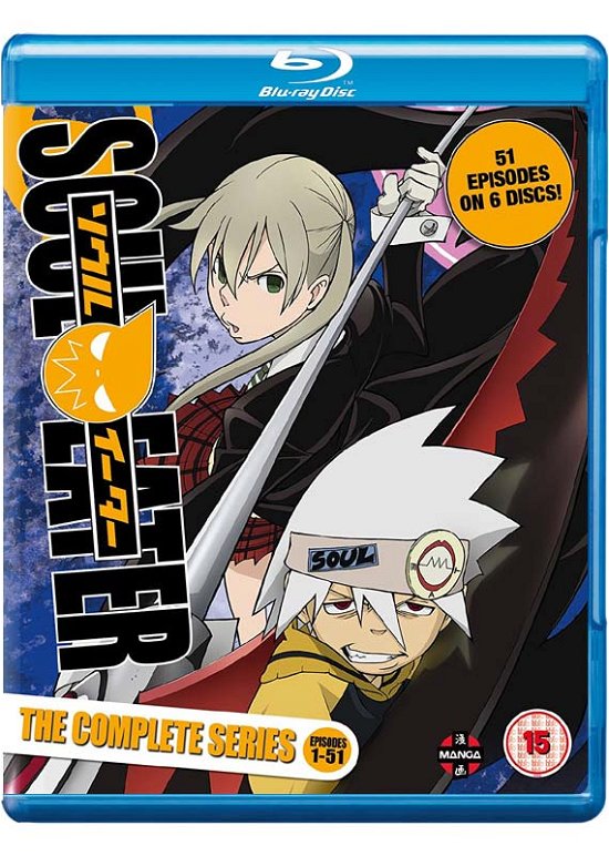 Cover for Soul Eater  The Complete Series Episodes 151 Bluray · Soul Eater - The Complete Collection (Episodes 1 to 51) (Blu-ray) (2019)