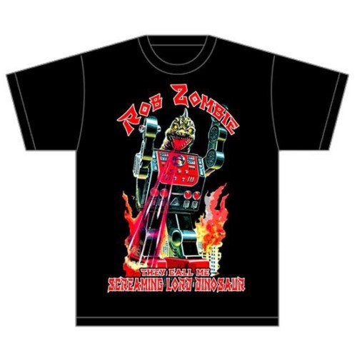 Rob Zombie Unisex T-Shirt: Lord Dinosaur - Rob Zombie - Fanituote - Global - Apparel - 5055295372245 - 