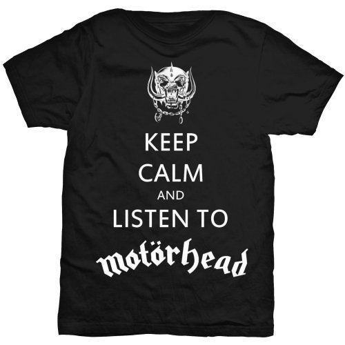 Motorhead Unisex T-Shirt: Keep Calm - Motörhead - Merchandise - Global - Apparel - 5055295385245 - 