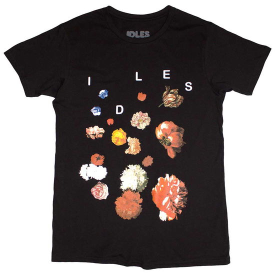 Idles Unisex T-Shirt: Flowers - Idles - Merchandise -  - 5056737279245 - August 30, 2024