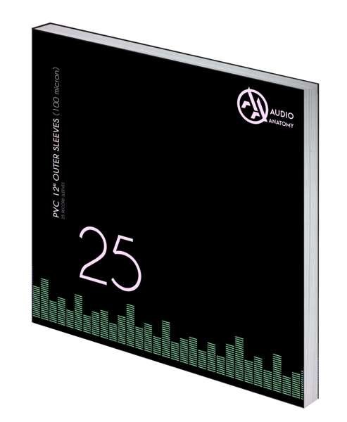25 x 12" PVC Outer Sleeves (100 Micron) - Audio Anatomy - Musikk - Audio Anatomy - 5906660083245 - 