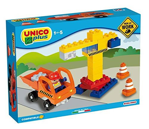 Androni: Unico Plus - Costruzioni 2-5 Anni - Mini Cantiere (Made In Italy) - Unico Plus - Merchandise -  - 8000796085245 - 