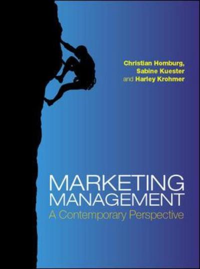 Cover for Christian Homburg · Marketing Management: A Contemporary Perspective (Hardcover Book) (2008)