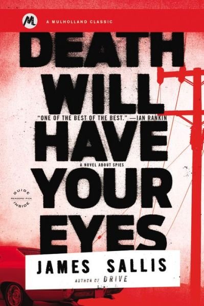 Cover for James Sallis · Death Will Have Your Eyes: a Novel About Spies (Pocketbok) [Reprint edition] (2014)