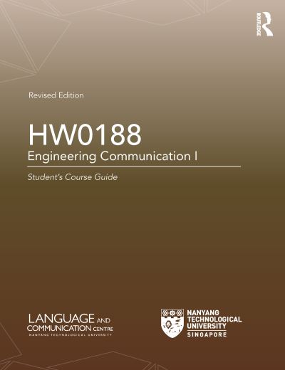 Cover for Bolton · Hw0188 Engineering Communication I (Paperback Book) (2019)