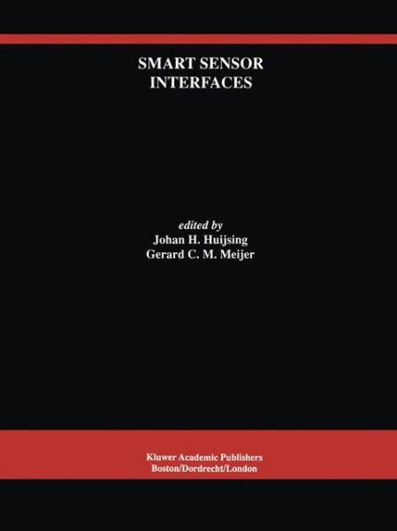 Cover for Smart Sensor Interfaces (Hardcover Book) [Reprinted from ANALOG INTEGRATED CIRCUITS AND SIGN edition] (1997)