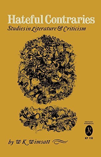 Cover for W.K. Wimsatt · Hateful Contraries: Studies in Literature and Criticism (Taschenbuch) (2014)