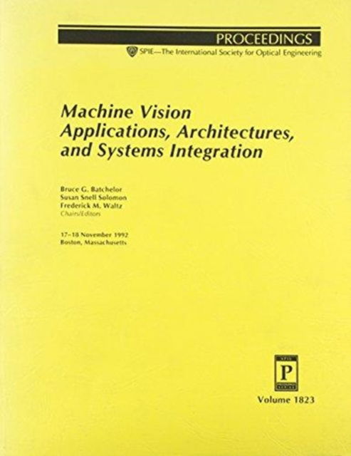 Cover for Batchelor · Machine Vision Applications Architectures &amp; Sy (Paperback Book) (2006)