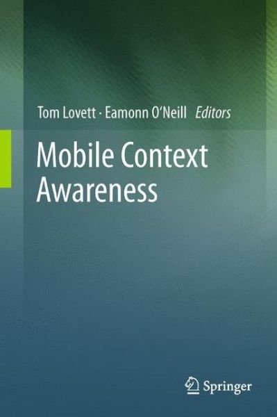 Cover for Tom Lovett · Mobile Context Awareness (Inbunden Bok) (2012)