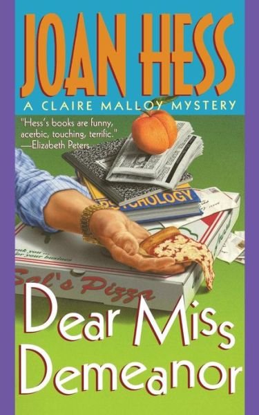 Cover for Joan Hess · Dear Miss Demeanor (Taschenbuch) (2000)