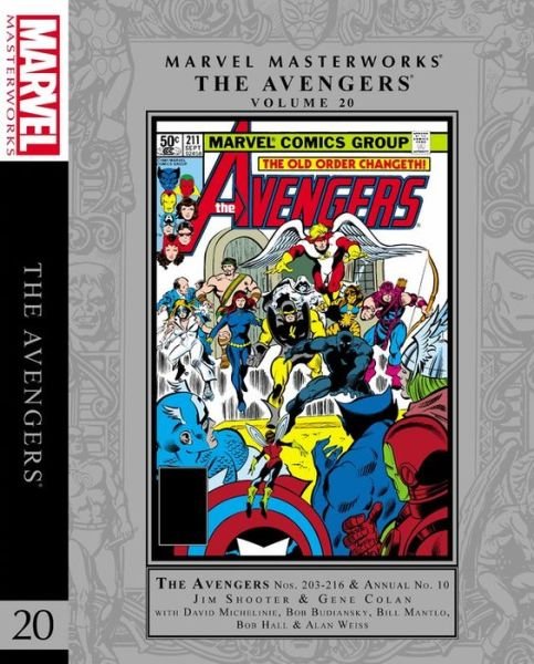 Cover for Jim Shooter · Marvel Masterworks: The Avengers Vol. 20 (Hardcover Book) (2020)