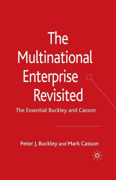 Cover for Buckley · The Multinational Enterprise Re (Bog) (2009)