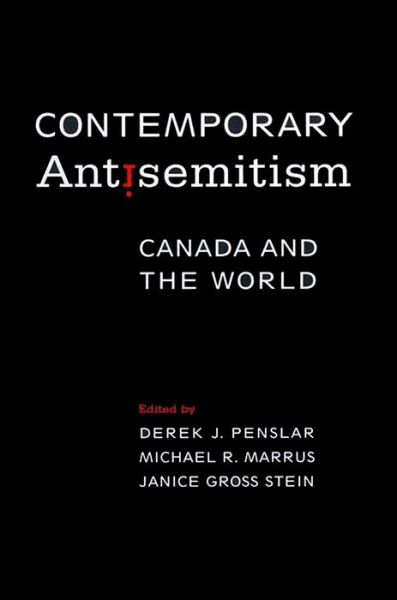 Cover for Contemporary Antisemitism: Canada and the World (Paperback Book) (2020)