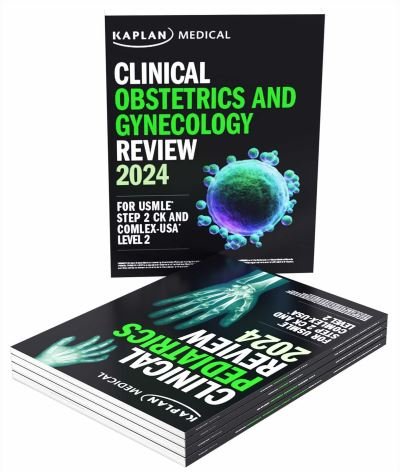 Cover for Kaplan Medical · USMLE Step 2 CK Lecture Notes 2024-2025: 5-Book Clinical Review - USMLE Prep (Taschenbuch) (2024)