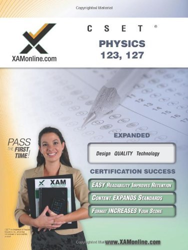 Cover for Sharon Wynne · Cset Physics 123, 127 Teacher Certification Test Prep Study Guide (Xam Cset) (Paperback Bog) (2008)