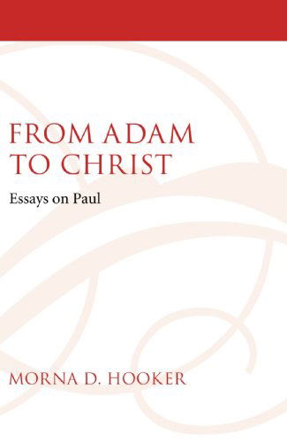 Cover for Morna D Hooker · From Adam to Christ (Paperback Book) (2008)