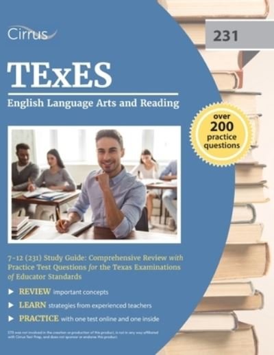 Cover for Cox · TExES English Language Arts and Reading 7-12 (231) Study Guide (Paperback Bog) (2021)