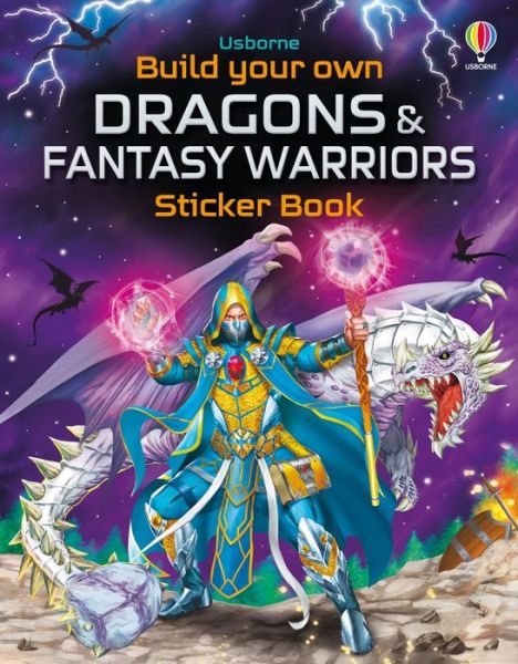 Cover for Simon Tudhope · Build Your Own Dragons and Fantasy Warriors Sticker Book - Build Your Own Sticker Book (Paperback Book) (2023)