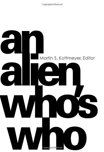 Cover for Greg Bishop · An Alien Who's Who (Taschenbuch) [1st Printing edition] (2008)