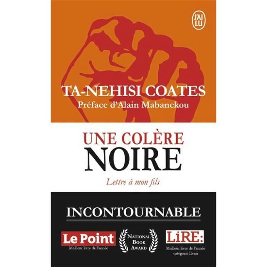 Cover for Ta-Nehisi Coates · Une colere noire (Pocketbok) (2017)