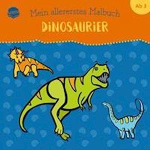 Mein allererstes Malbuch. Dinosaurier - Lucie Göpfert - Livros - Arena - 9783401719245 - 12 de janeiro de 2023
