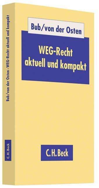 Cover for Bub · WEG-Recht aktuell und kompakt (Book)