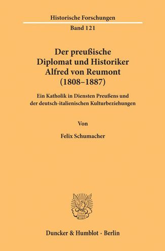 Cover for Schumacher · Der preußische Diplomat und (Buch) (2019)