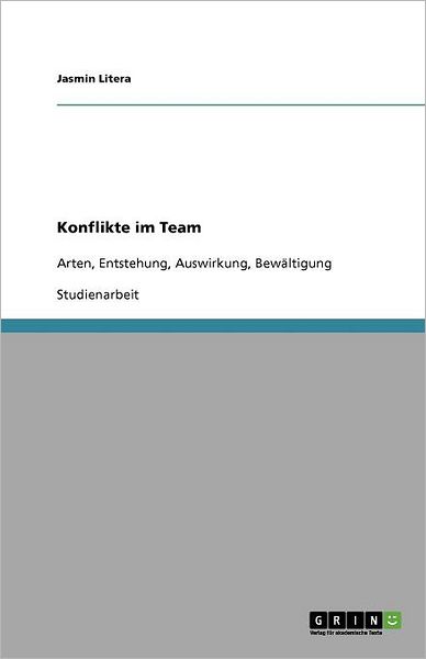 Cover for Litera · Konflikte im Team (Book) [German edition] (2011)