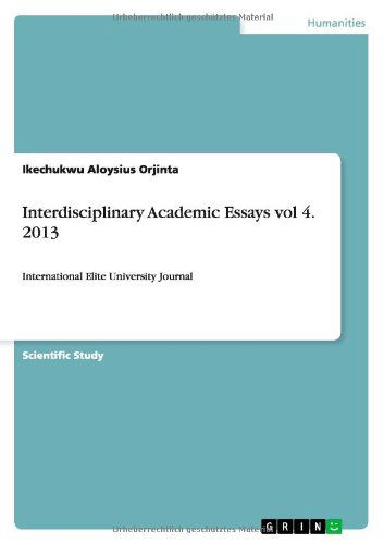 Cover for Ikechukwu Aloysius Orjinta · Interdisciplinary Academic Essays vol 4 (Book) (2013)