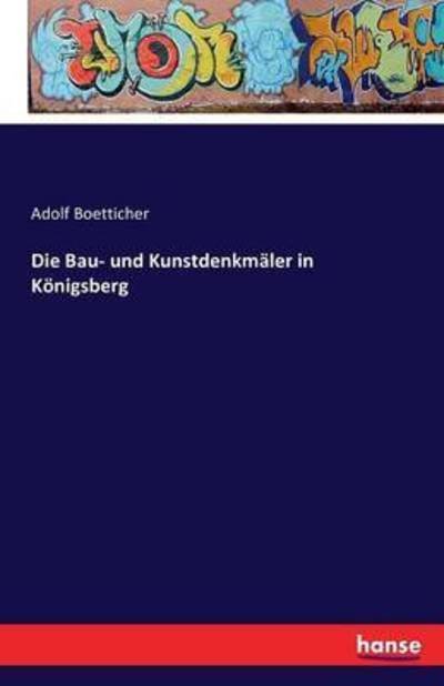 Cover for Boetticher · Die Bau- und Kunstdenkmäler (Book) (2016)