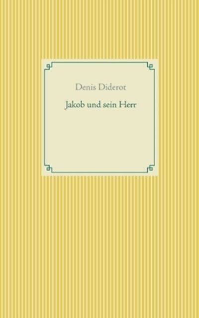 Cover for Diderot · Jakob und sein Herr (Bok) (2020)