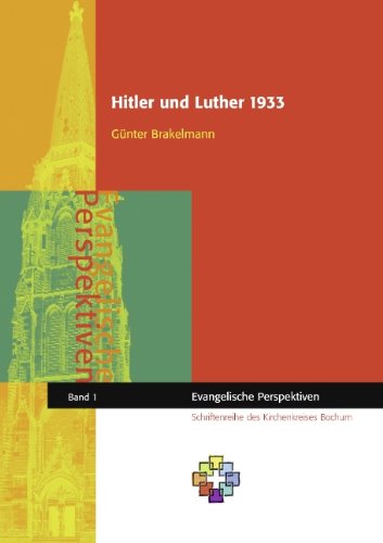 Cover for Gunter Brakelmann · Hitler und Luther 1933 (Paperback Book) [German edition] (2008)