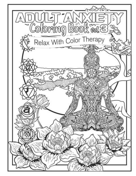 Cover for Meg Montanez Bchn · Adult Anxiety Coloring Book 3 (Paperback Bog) (2021)