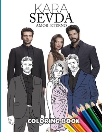 Cover for Matthew Davis · Kara Sevda Amor Eterno Coloring Book (Paperback Book) (2020)