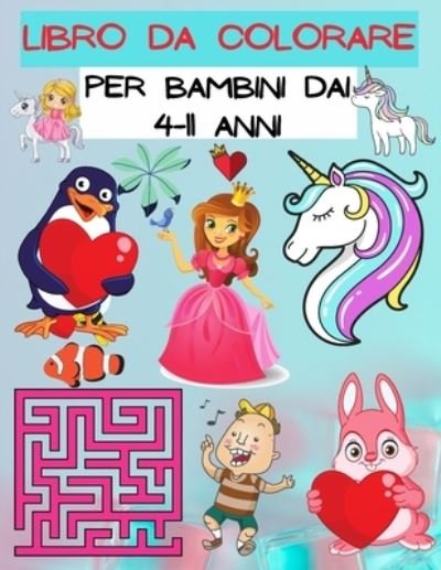 Cover for Raid Editore · Libro Da colorare Per Bambini Dai 4-11 Anni (Pocketbok) (2021)