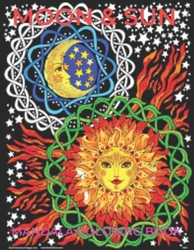Cover for Mh Book Press · Moon &amp; Sun mandala coloring book (Pocketbok) (2021)