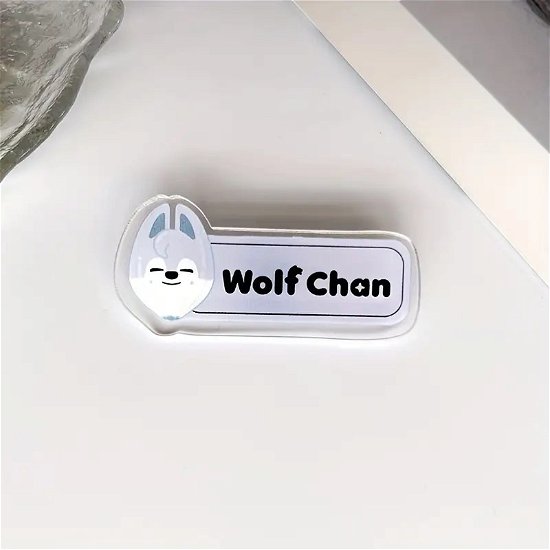 Cover for Stray Kids · Wolf Chan Acrylic Badge (Anstecker) [Wolf Chan] (2024)