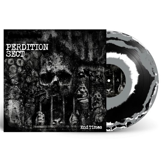 Cover for Perdition Sect · End Times (Silver / Black / White Swirl Vinyl) (LP) (2021)
