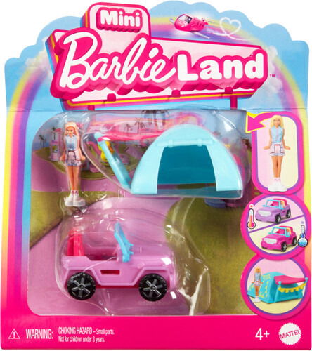 Cover for Barbie Mini Barbieland · Barbie Mini Barbieland Jeep &amp; Tent (MERCH) (2024)