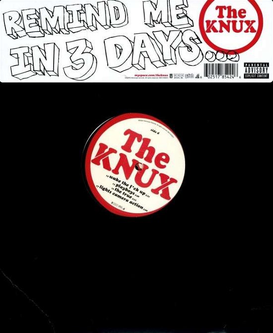 Cover for The Knux · Remind Me in 3 Days (LP) (2008)