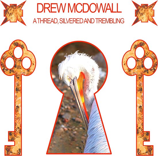 Cover for Drew Mcdowall · A Thread, Silvered and Trembling (Clear Red Vinyl) (LP) (2024)