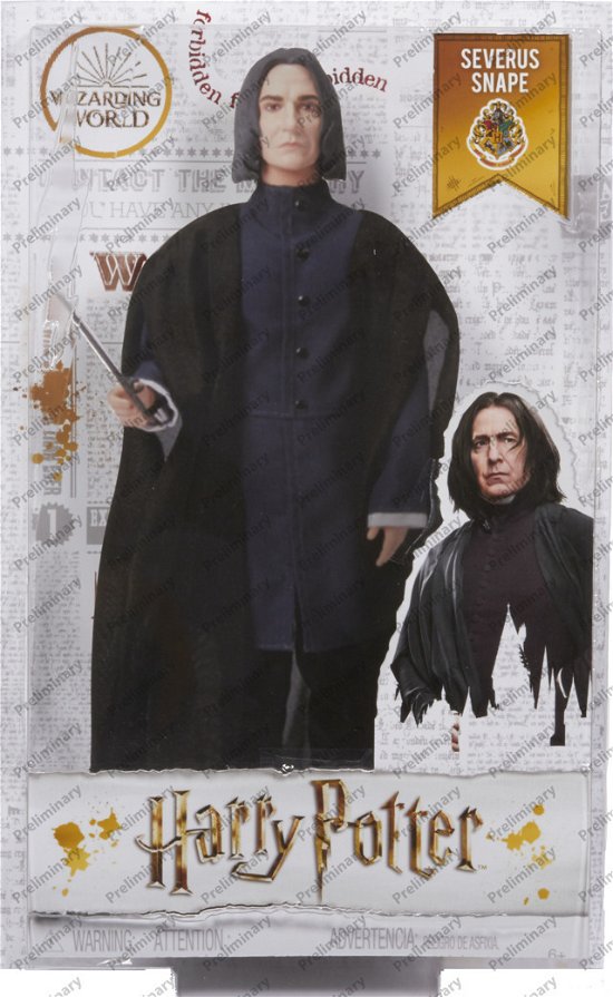 Harry Potter Puppe Severus Snape 31 cm - Harry Potter - Koopwaar - Mattel - 0887961876246 - 13 juni 2023
