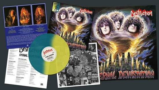 Cover for Destruction · Eternal Devastation (Yellow / Blue Vinyl) (LP) [Limited edition] (2021)